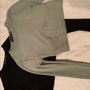 Corset style crop top